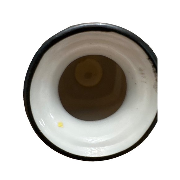 Japanese Satsuma Moriage Vase 5" Hand Painted Gilded Porcelain - Picture 6 of 6